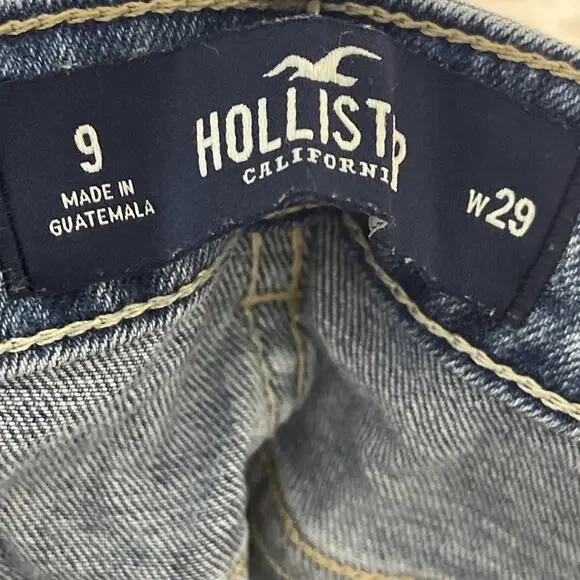 Hollister distressed, high-rise, vintage stretch, mini skirts size 9/29 Y2K - Picture 13 of 15